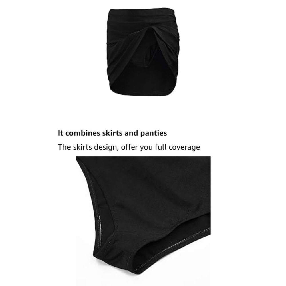 Women's Unbranded Swim Skirt XXL Black - Picture 3 of 9